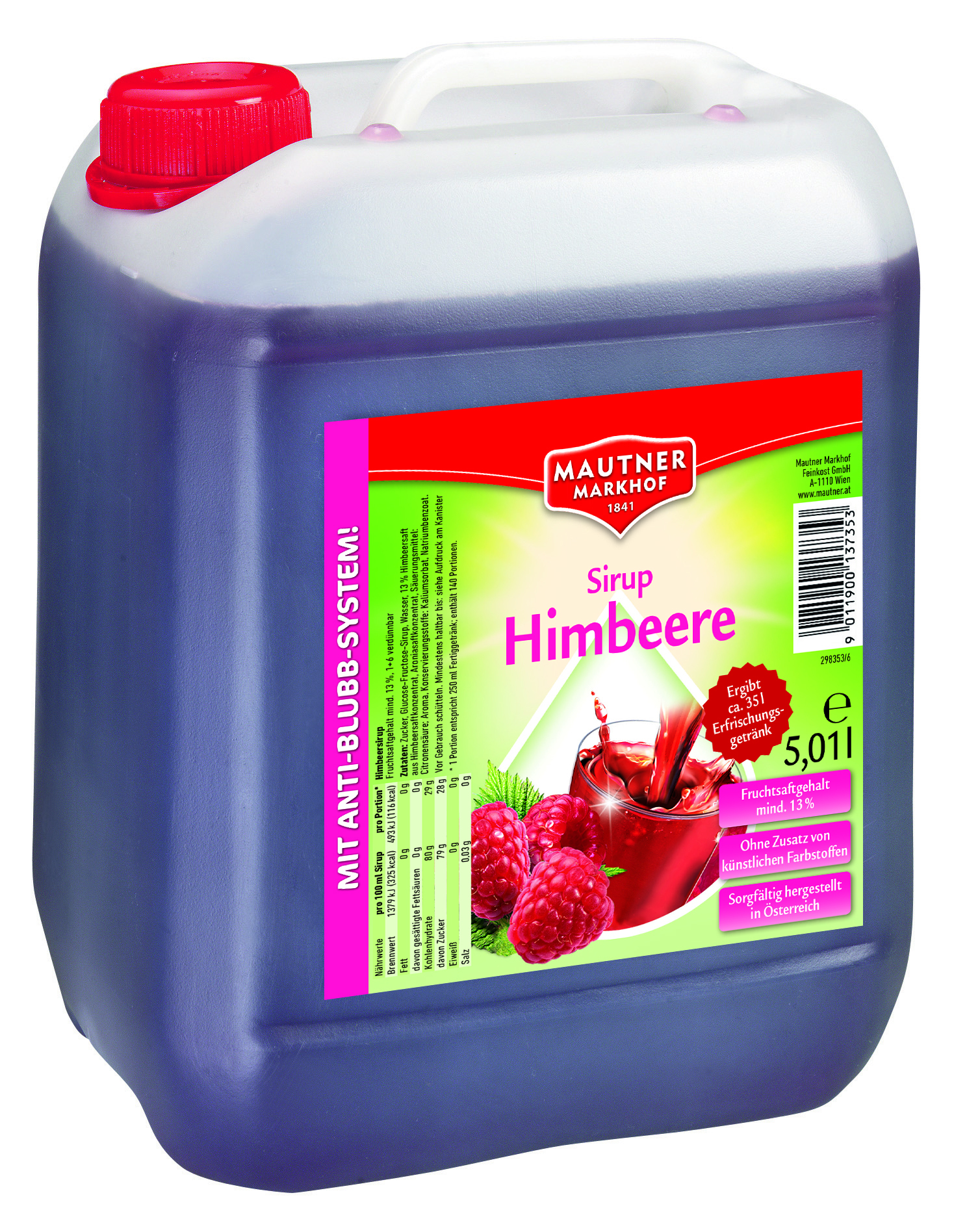 Himbeer Sirup (Kanister) – Egri