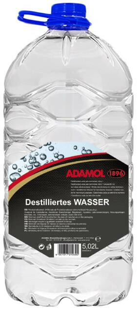 Destilliertes Wasser im 5 Liter Kanister